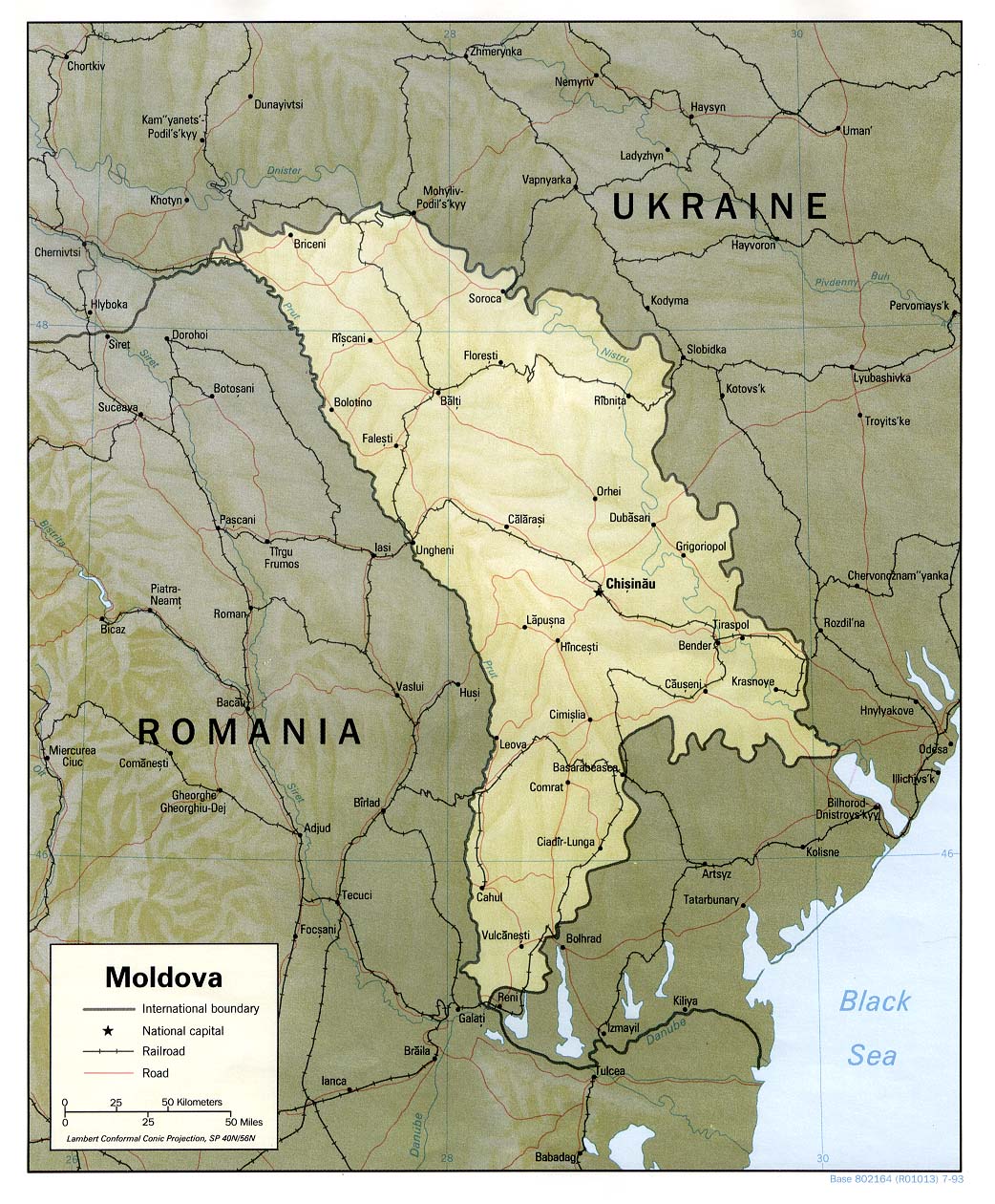 Maps Of Moldova | Detailed Map Of Moldova In English | Tourist Map Of ...