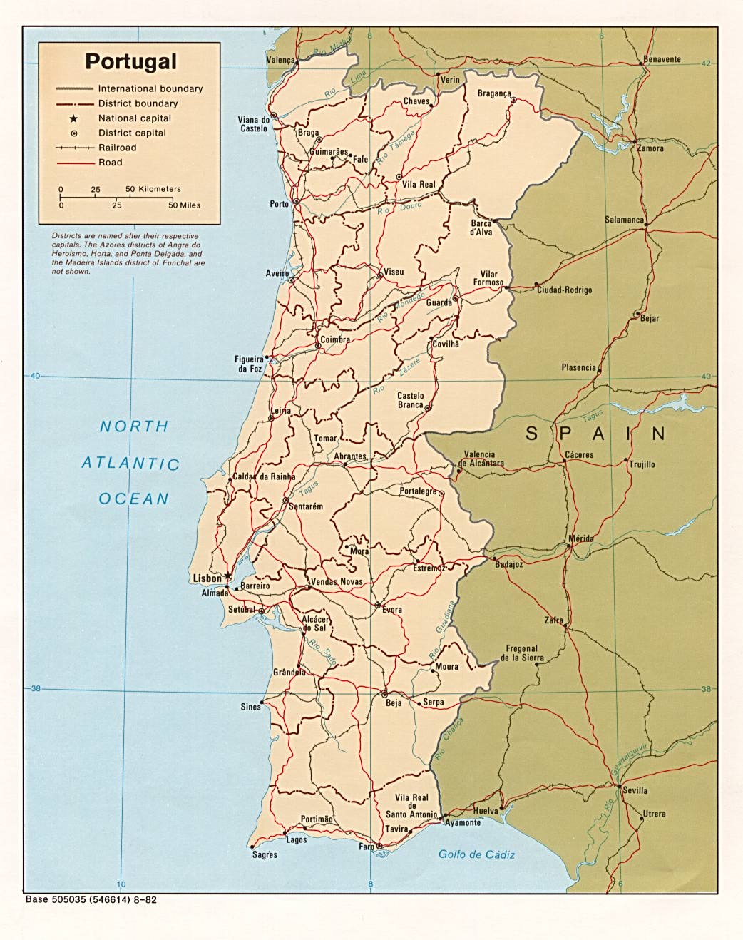 Maps Of Portugal Detailed Map Of Portugal In English Tourist Map Of 